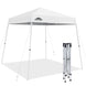 8x8 Slant Leg Pop - up Canopy Tent, Shelter 8x8 Base 6x6 Top - Eagle Peak Custom Canopy Tent
