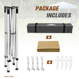 8x8 Slant Leg Pop - up Canopy Tent, Shelter 8x8 Base 6x6 Top - Eagle Peak Custom Canopy Tent