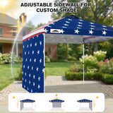 10x10 Commercial Pop up Canopy with 1 Sidewall