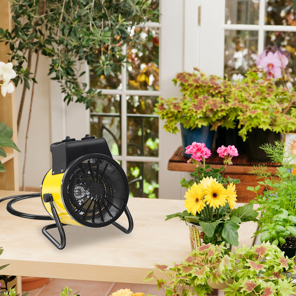 1500W Outdoor Heater, 1/2 Pack, Yellow