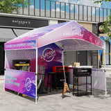 Alps Gable Roof custom Canopy Tent 10x10 with Logo, CLICK TO CONFIGURE - Package Prices Start at $489.99