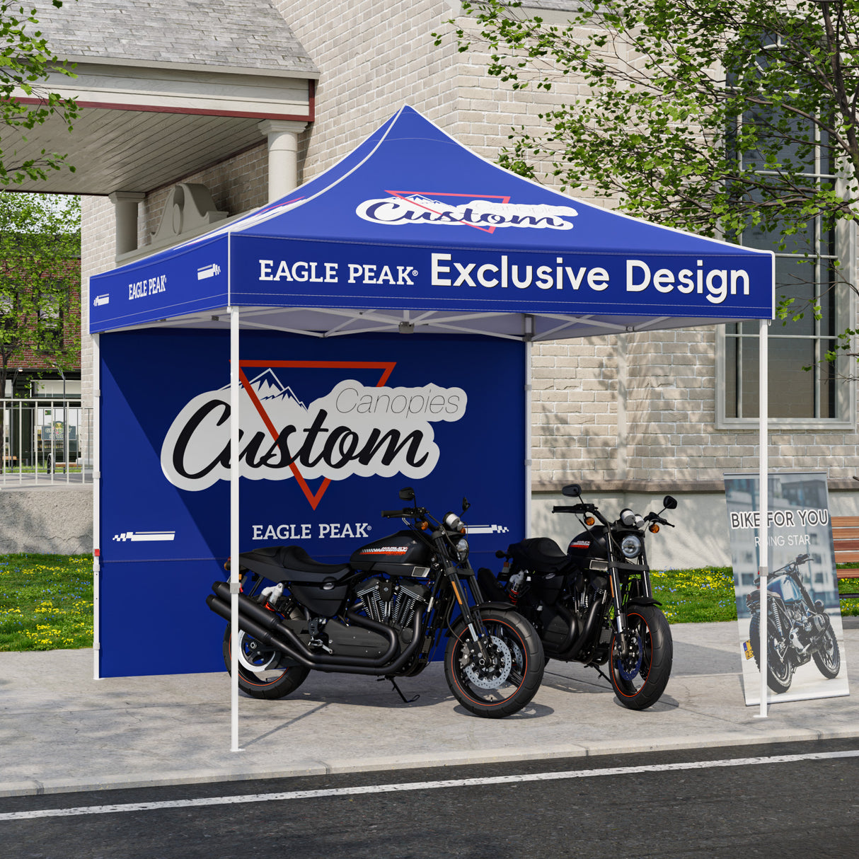 10x10 Alpine Custom Commercial Canopy High Peak Frame,CLICK TO CONFIGURE - Package Prices Start at $629.99