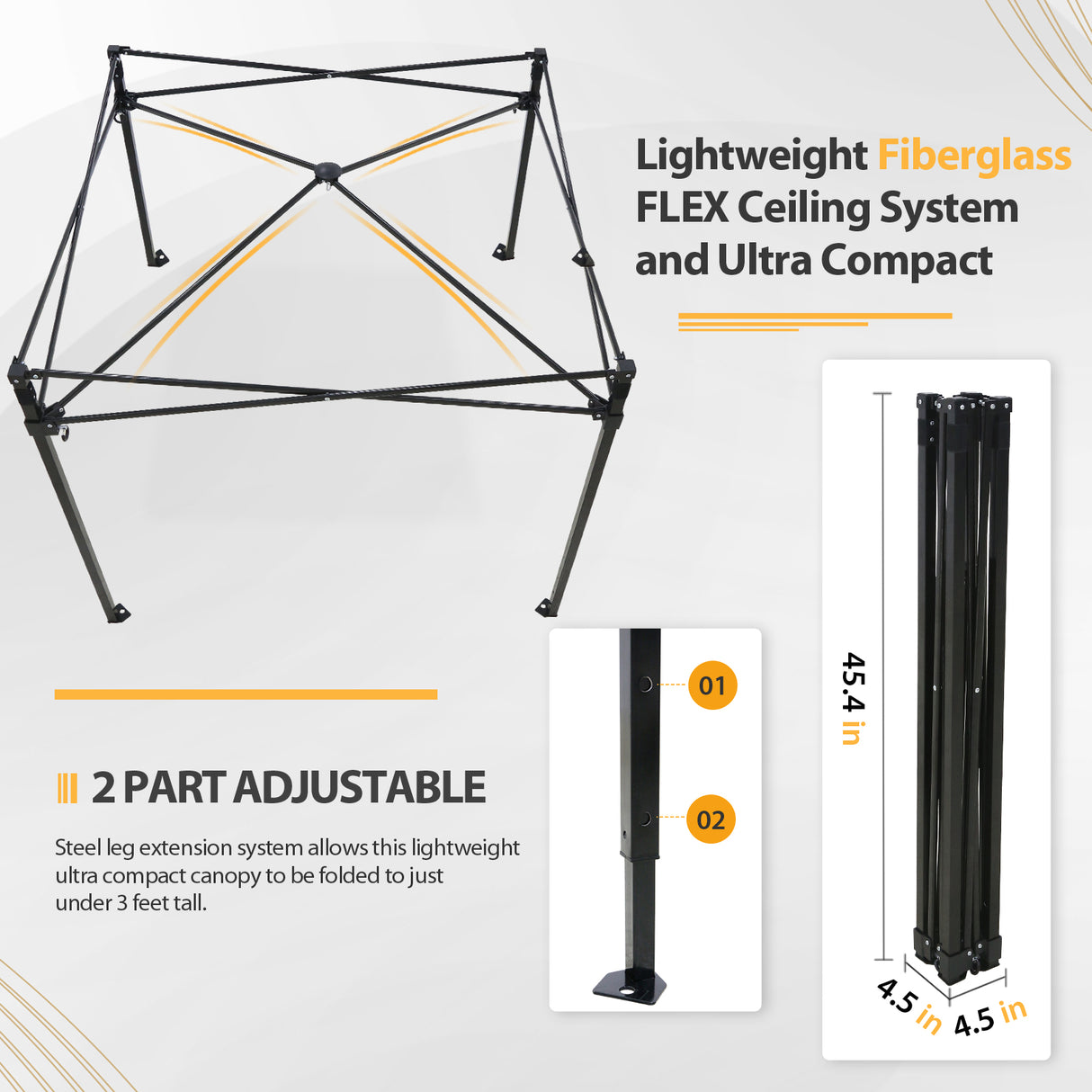 CR16FT Frame and Bag Set, Top and Walls sold separately