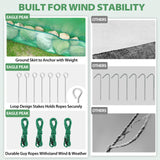 6.6x6.6 ft Hexagon Pop up Greenhouse