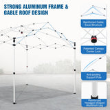 Alps Aluminum Frame Gable Roof Custom Canopy Tent 10x10 - Eagle Peak Custom Canopy Tent