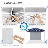 Canopy SunWall for E100 10x10 Straight Leg Pop Up Canopy, 1 Sidewall - Eagle Peak Custom Canopy Tent