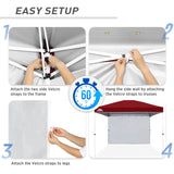 Canopy SunWall for E100 10x10 Straight Leg Pop Up Canopy, 1 Sidewall - Eagle Peak Custom Canopy Tent