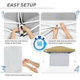 Canopy SunWall for E100 10x10 Straight Leg Pop Up Canopy, 1 Sidewall - Eagle Peak Custom Canopy Tent