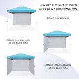 Canopy SunWall for E100 10x10 Straight Leg Pop Up Canopy, 1 Sidewall - Eagle Peak Custom Canopy Tent