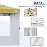 Canopy SunWall for E100 10x10 Straight Leg Pop Up Canopy, 1 Sidewall - Eagle Peak Custom Canopy Tent