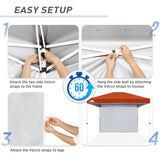 Canopy SunWall for E100 10x10 Straight Leg Pop Up Canopy, 1 Sidewall - Eagle Peak Custom Canopy Tent