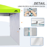 Canopy SunWall for E100 10x10 Straight Leg Pop Up Canopy, 1 Sidewall - Eagle Peak Custom Canopy Tent