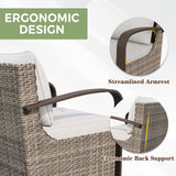 Coastal Vista Outdoor Patio Furniture Set w/Chairs, Seats 7 - Eagle Peak Custom Canopy Tent