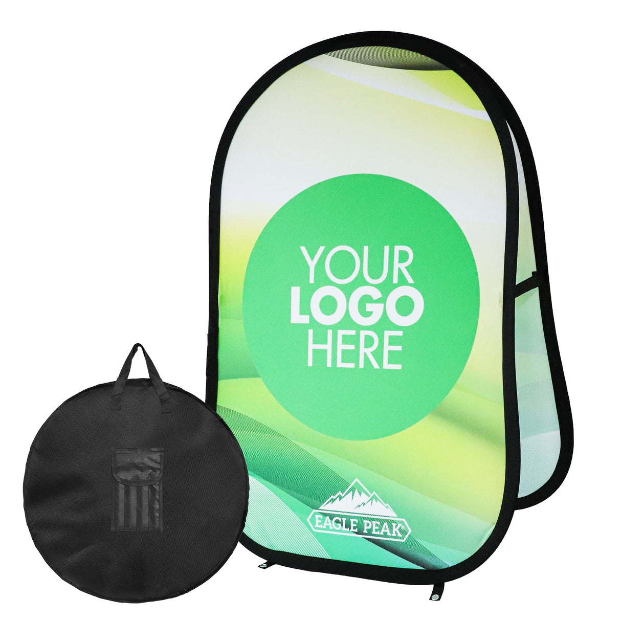 Custom A Frame Pop Up Banner Display, Vertical/Triangle/Oval/Circle/Horizontal - Eagle Peak Custom Canopy Tent