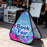 Custom A Frame Pop Up Banner Display, Vertical/Triangle/Oval/Circle/Horizontal - Eagle Peak Custom Canopy Tent