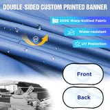 Custom A Frame Pop Up Banner Display, Vertical/Triangle/Oval/Circle/Horizontal - Eagle Peak Custom Canopy Tent