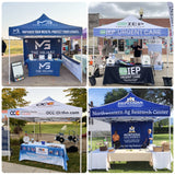 Custom Canopy Top Cover with Sidewall to Fit Your 10x15 Canopy Frame - Eagle Peak Custom Canopy Tent