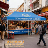 Custom Canopy Top Cover with Sidewall to Fit Your 10x20 Canopy Frame - Eagle Peak Custom Canopy Tent