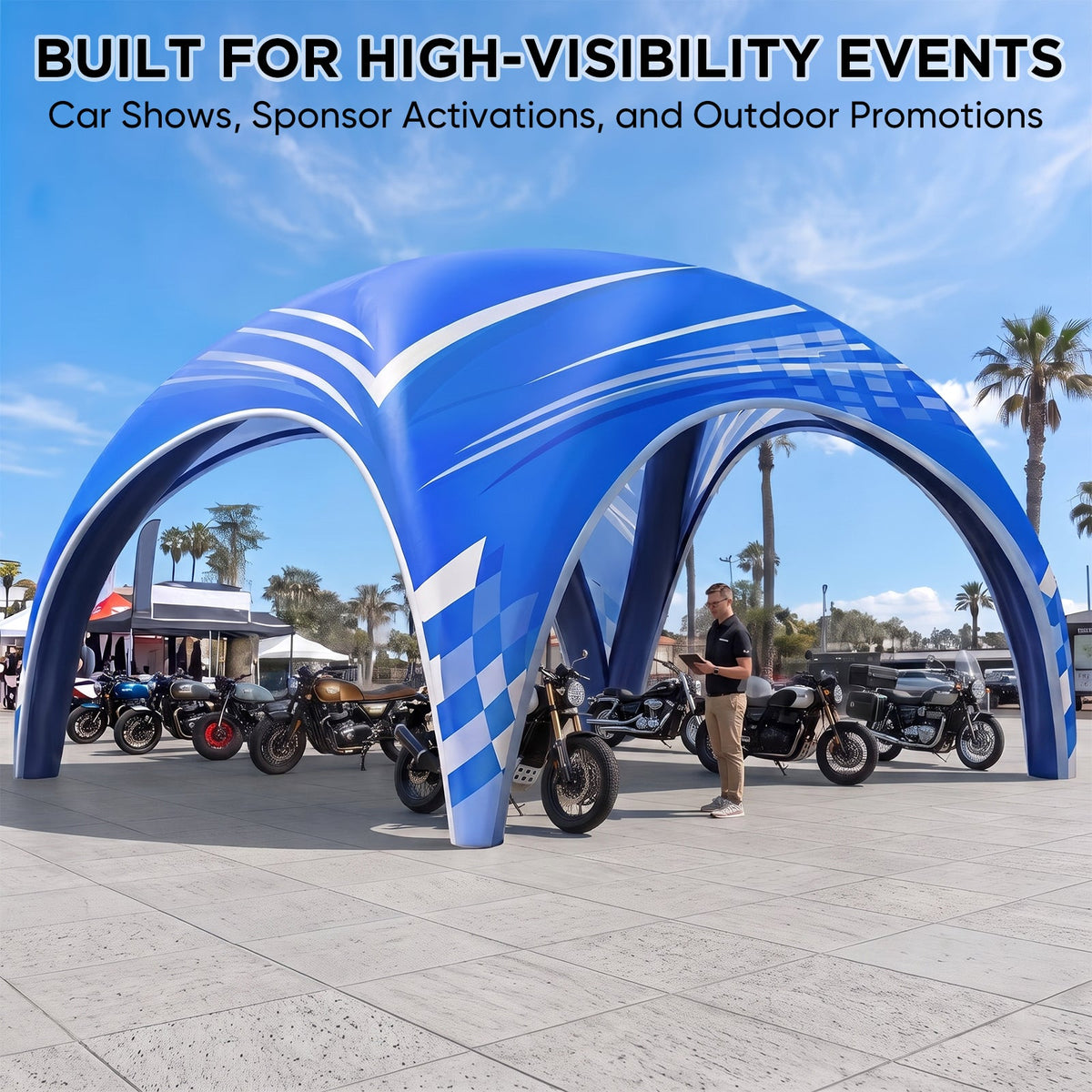 Custom Inflatable Event Tent with Logo, Igloo Tent - Eagle Peak®