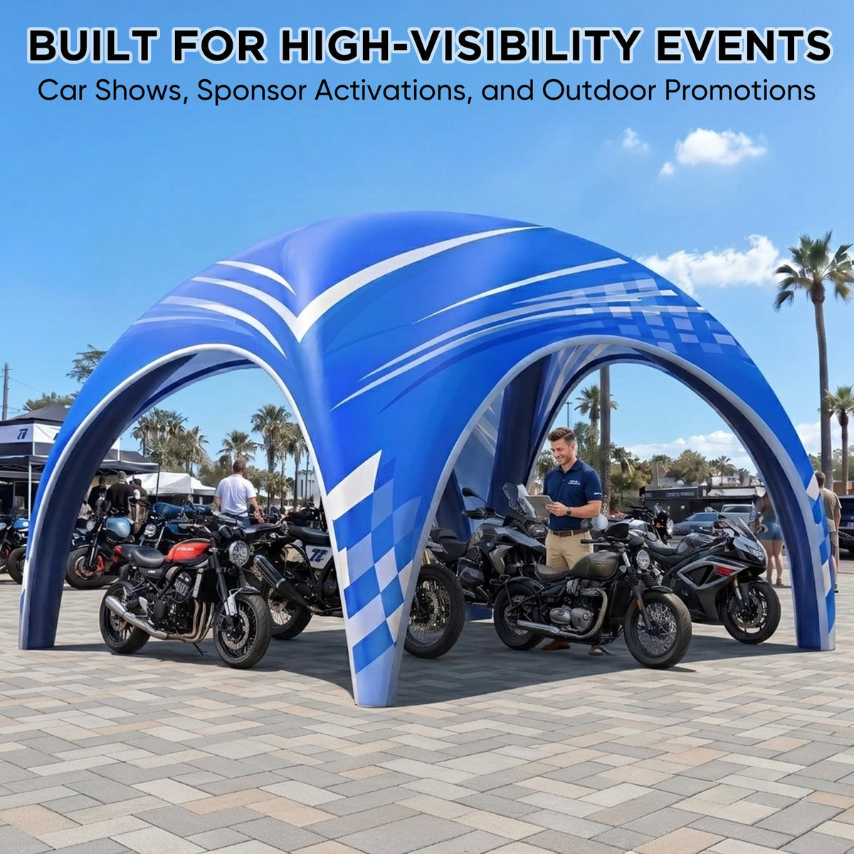 Custom Inflatable Event Tent with Logo, Igloo Tent - Eagle Peak®