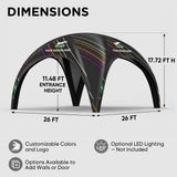 Custom Inflatable Event Tent with Logo, Igloo Tent - Eagle Peak®
