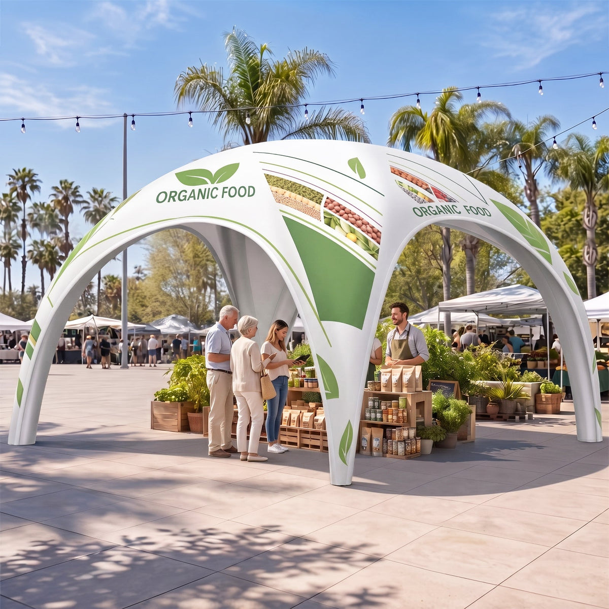 Custom Inflatable Event Tent with Logo, Igloo Tent - Eagle Peak®