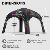 Custom Inflatable Event Tent with Logo, Square Tent - Eagle Peak®