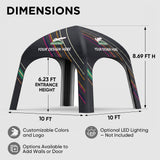 Custom Inflatable Event Tent with Logo, Square Tent - Eagle Peak®
