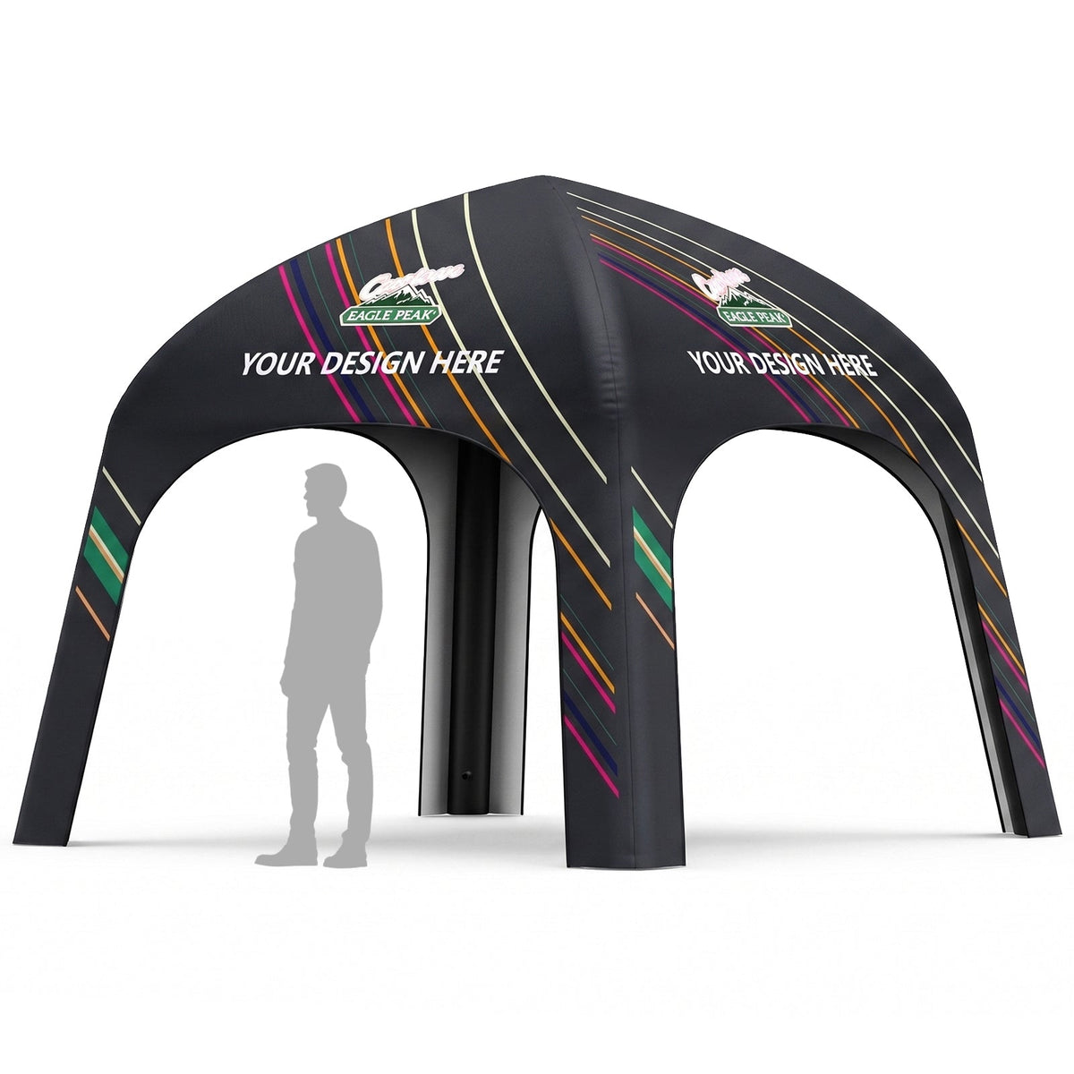 Custom Inflatable Event Tent with Logo, Square Tent - Eagle Peak®