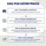 Custom Logo Table Cloth Personalized Table Cover with Your Logo, 4ft/6ft/8ft - Eagle Peak Custom Canopy Tent