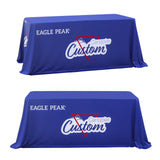 Custom Logo Table Cloth Personalized Table Cover with Your Logo, 4ft/6ft/8ft - Eagle Peak Custom Canopy Tent