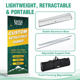 Custom Retractable Banner Stand with Your Business Logo - Eagle Peak