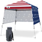 Day Tripper 8x8 Aluminum Super-Lightweight Slant Leg Pop Up Canopy with 3 Removable Walls - Eagle Peak®