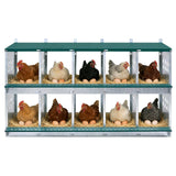 EAGLE PEAK 3/4/6/8/10 - Hole Wall Mounted Chicken Nesting Box (Green) - Eagle Peak Custom Canopy Tent