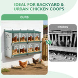 EAGLE PEAK 3/4/6/8/10 - Hole Wall Mounted Chicken Nesting Box (Green) - Eagle Peak Custom Canopy Tent