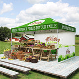 EAGLE PEAK 40mm Hex Leg Aluminum Commercial Custom Canopy Tent 10x15 - CLICK TO CONFIGURE - Package Prices Start at $999.00 - Eagle Peak Custom Canopy Tent