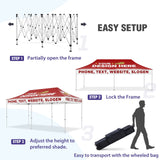 EAGLE PEAK 40mm Hex Leg Aluminum Commercial Custom Canopy Tent 10x20 - CLICK TO CONFIGURE - Package Prices Start at $1399.00 - Eagle Peak