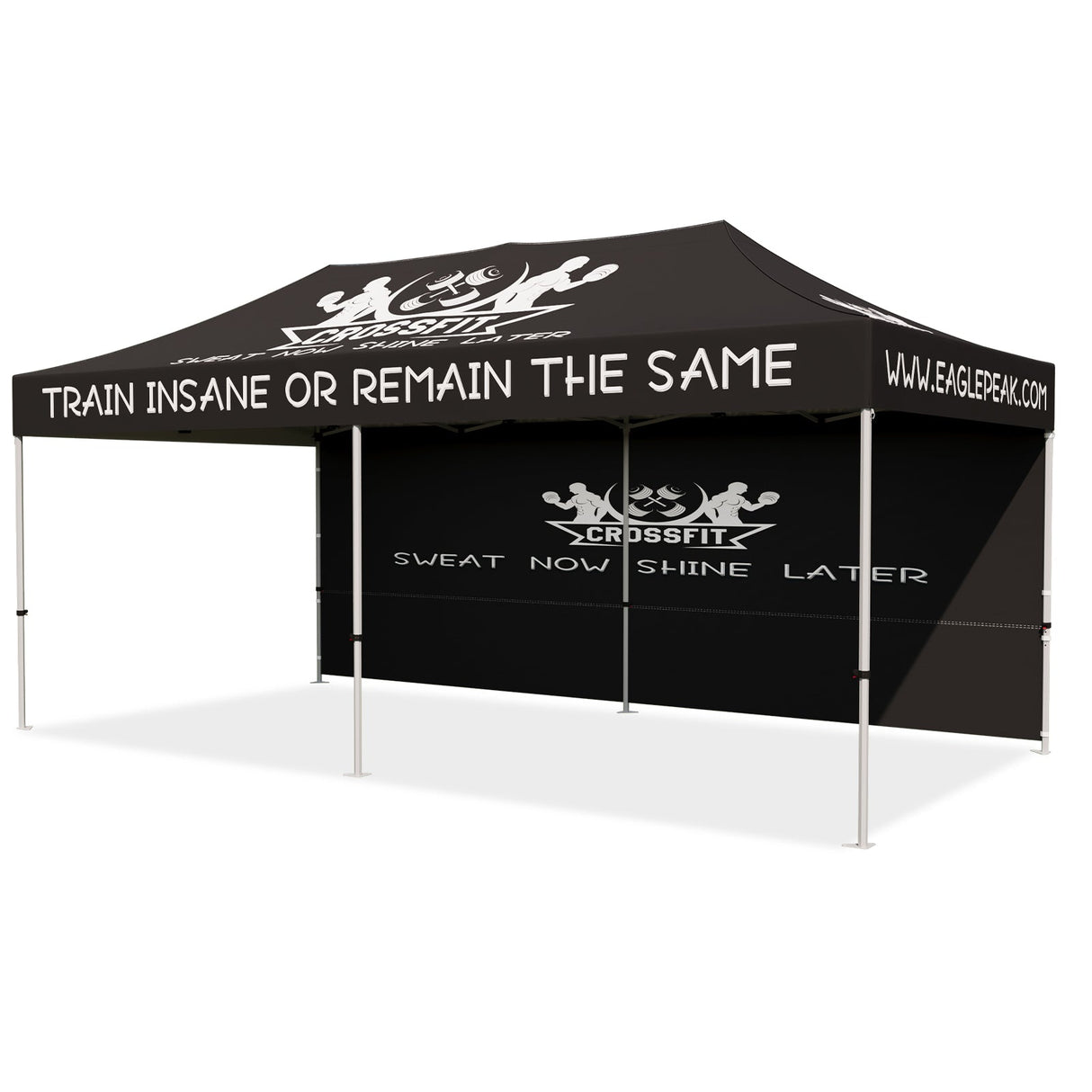 EAGLE PEAK 40mm Hex Leg Aluminum Commercial Custom Canopy Tent 10x20 - CLICK TO CONFIGURE - Package Prices Start at $1399.00 - Eagle Peak Custom Canopy Tent