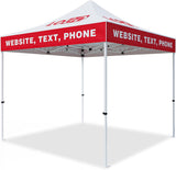 EAGLE PEAK ALX4010 40mm Aluminum Hex Leg Commercial Custom Canopy Tent 10x10 - CLICK TO CONFIGURE - Package Prices Start at $789.00 - Eagle Peak Custom Canopy Tent