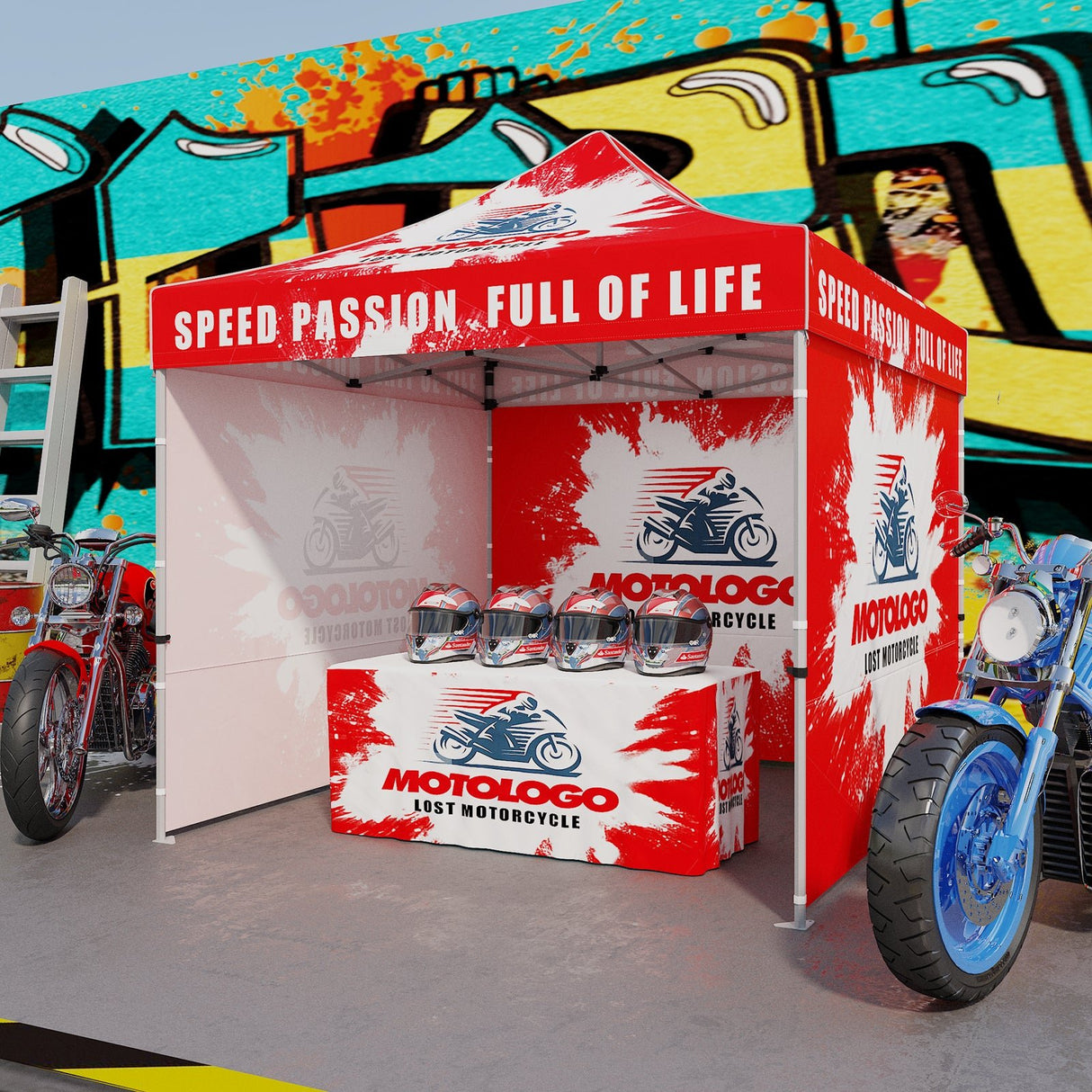 EAGLE PEAK ALX4010 40mm Aluminum Hex Leg Commercial Custom Canopy Tent 10x10 - CLICK TO CONFIGURE - Package Prices Start at $789.00 - Eagle Peak Custom Canopy Tent