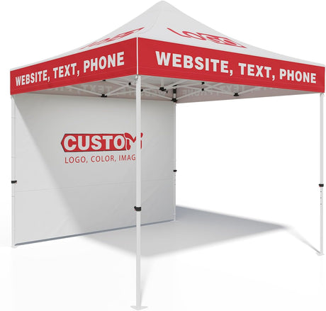 EAGLE PEAK ALX4010 40mm Aluminum Hex Leg Commercial Custom Canopy Tent 10x10 - CLICK TO CONFIGURE - Package Prices Start at $789.00 - Eagle Peak Custom Canopy Tent