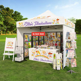 EAGLE PEAK ALX4010 40mm Aluminum Hex Leg Commercial Custom Canopy Tent 10x10 - CLICK TO CONFIGURE - Package Prices Start at $789.00 - Eagle Peak Custom Canopy Tent