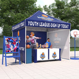 EAGLE PEAK CP100 Steel Square Leg Heavy Duty Commercial Custom Canopy Tent 10x10 - CLICK TO CONFIGURE - Package Prices Start at $599.00 - Eagle Peak Custom Canopy Tent