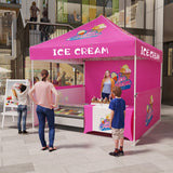 EAGLE PEAK CP100 Steel Square Leg Heavy Duty Commercial Custom Canopy Tent 10x10 - CLICK TO CONFIGURE - Package Prices Start at $599.00 - Eagle Peak Custom Canopy Tent