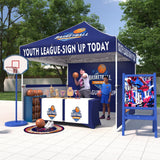 EAGLE PEAK CP100 Steel Square Leg Heavy Duty Commercial Custom Canopy Tent 10x10 - CLICK TO CONFIGURE - Package Prices Start at $599.00 - Eagle Peak Custom Canopy Tent