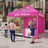 EAGLE PEAK CP100 Steel Square Leg Heavy Duty Commercial Custom Canopy Tent 10x10 - CLICK TO CONFIGURE - Package Prices Start at $599.00 - Eagle Peak Custom Canopy Tent