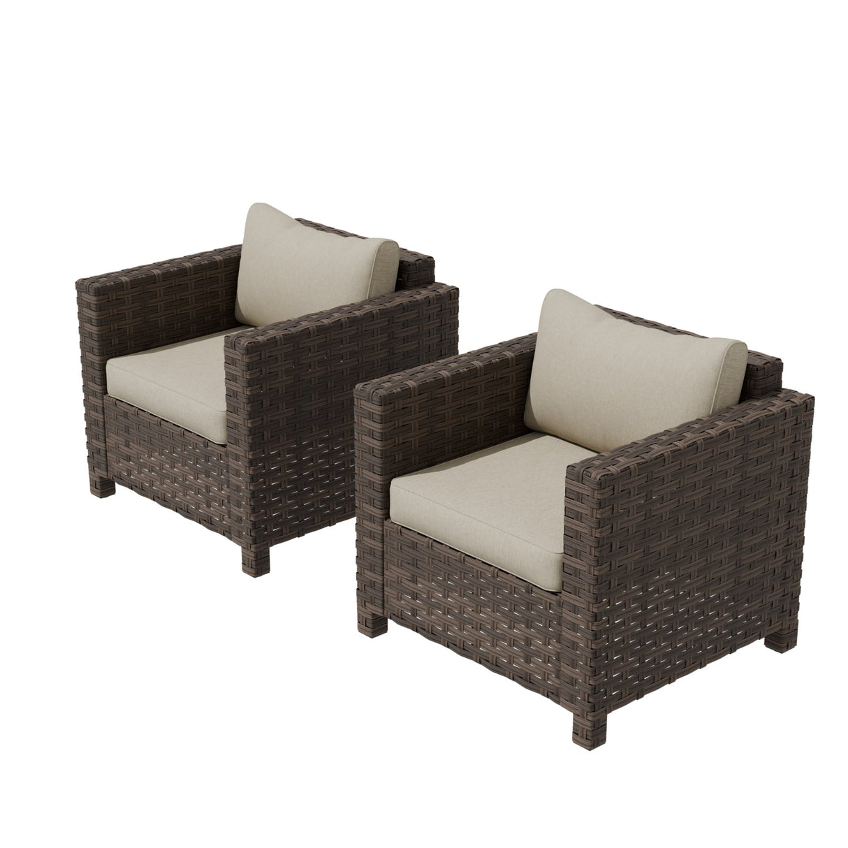 EAGLE PEAK Harbor Haven 1 PC,2 PCS, 4PCS Wicker Patio Chair - Eagle Peak Custom Canopy Tent