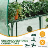 EAGLE PEAK Pack of 16pcs 4 Types Greenhouse Frame Connectors 0.63 in, PVC Pipe Joint for Flower Stands Gardening Frame Construction - Eagle Peak Canopy and Outdoor Products