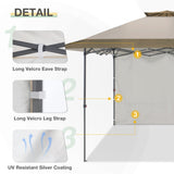 EAGLE PEAK Sunwall / Sidewall for 13x13 ft Straight Leg Canopy only, Privacy Panel for Gazebo Tent, 1 Pack Sidewall Only - Eagle Peak Canopy and Outdoor Products