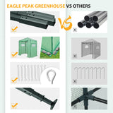 Easy Fast Setup Instant 6x4 Walk - in Indoor/Outdoor Greenhouse - Eagle Peak